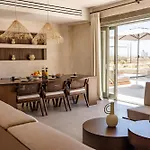 别墅 Phoenix With Private Pool & Sea Views Near Naousa 安倍拉斯