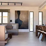 别墅 Phoenix With Private Pool & Sea Views Near Naousa