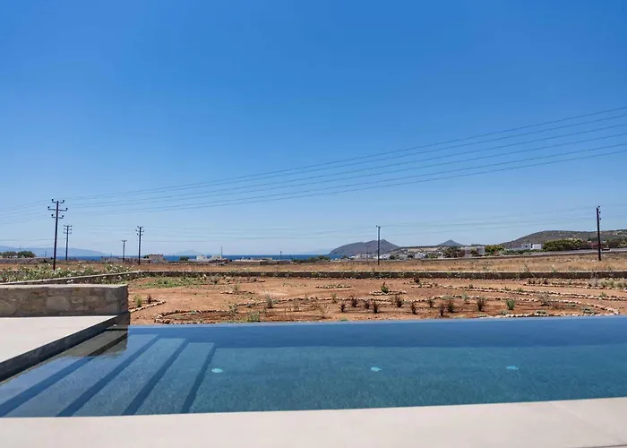 Phoenix With Private Pool & Sea Views Near Naousa Villa Ampelas