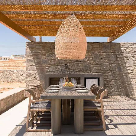 Villa Phoenix With Private Pool & Sea Views Near Naousa *