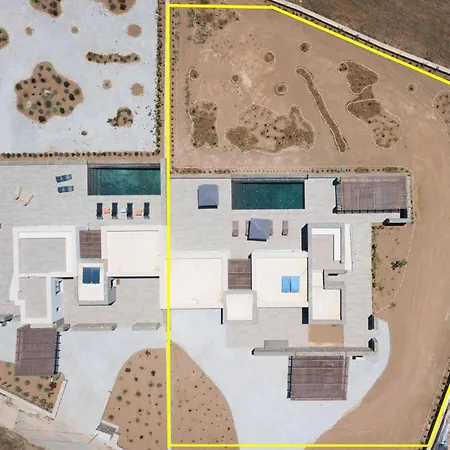 Villa Phoenix With Private Pool & Sea Views Near Naousa Ambelas