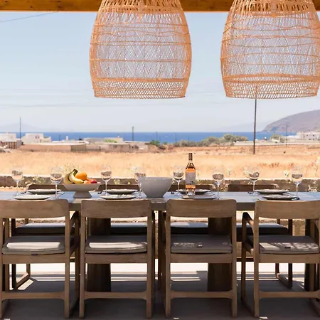 Villa Phoenix With Private Pool & Sea Views Near Naousa *