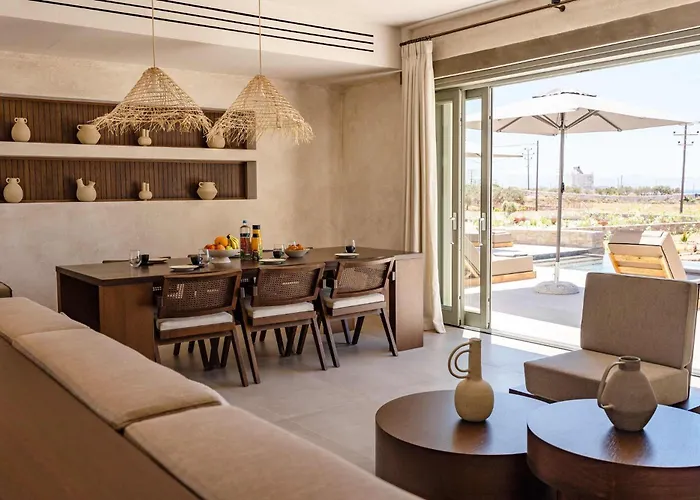 فيلة Phoenix With Private Pool & Sea Views Near Naousa أمبيلاس